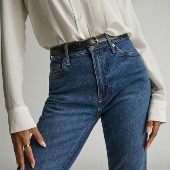 Everlane The Original Cheeky Jean size 24 with 26.5" Inseam Cavia color - Picture 6 of 6